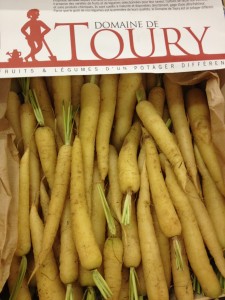 carottes jaune du Doubs, domaine de Toury