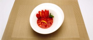 Soupe de fraise gariguette
