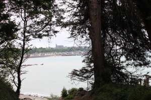 Vue de Cancale depuis l'exploitation