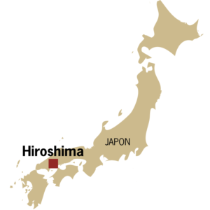 Carte Japon Hiroshima